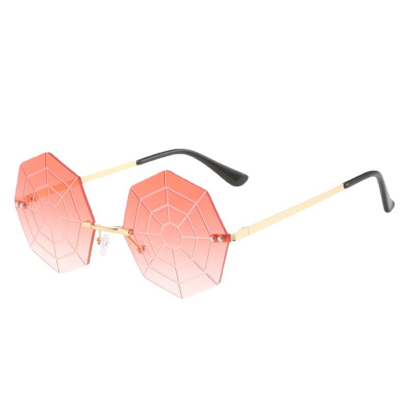 Wholesale Halloween Spider Web PC Sunglasses